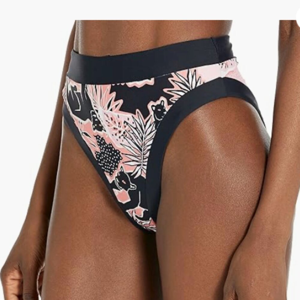 BCBGeneration Women's High Waisted Swimsuit Bottom Multicolor Size L 7683
